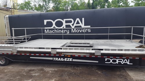 Doral branded stainless steel platform